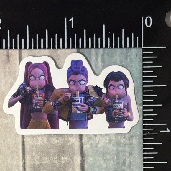 ๐10/$10๐ K-Pop Demon Hunters Reusable Waterproof Vinyl Sticker Decal - Picture 1 of 1